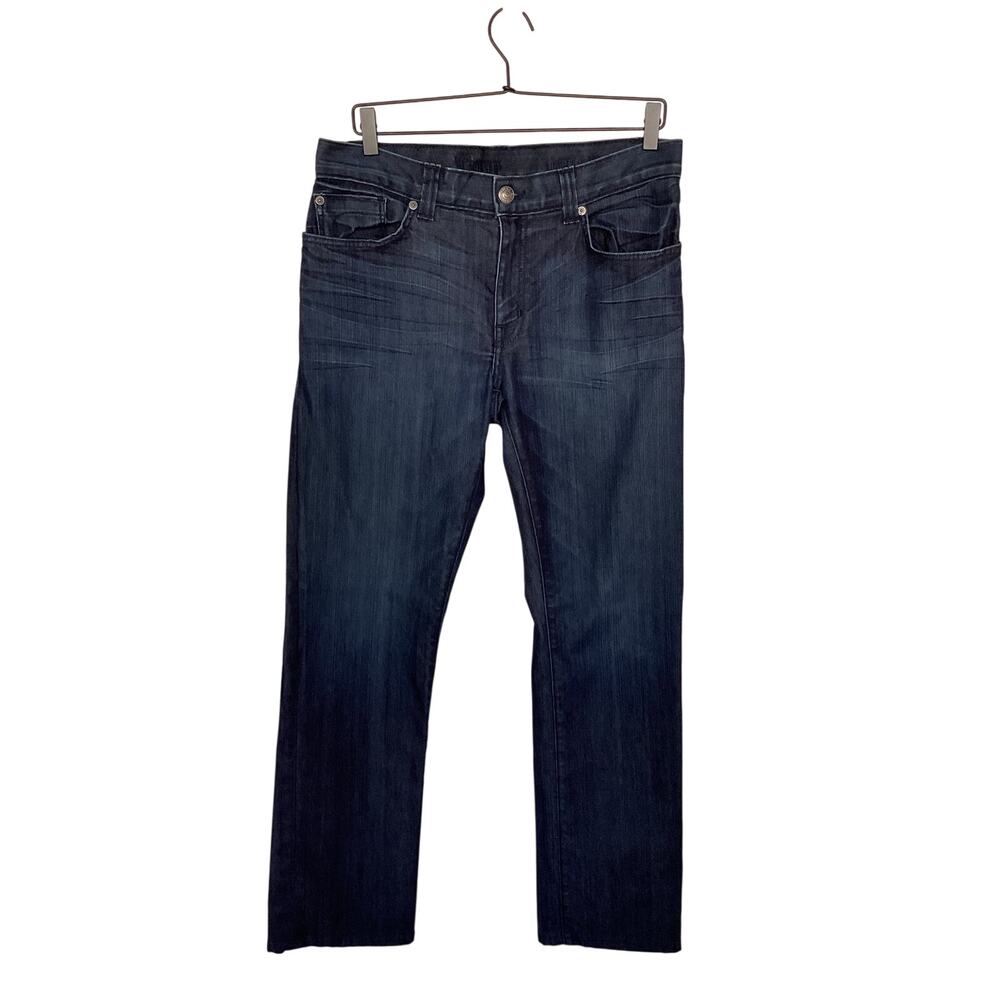 Fidelity Men's Denim Slimmer Fit Impala Straight Leg Jeans Dark Wash Blue 34 USA